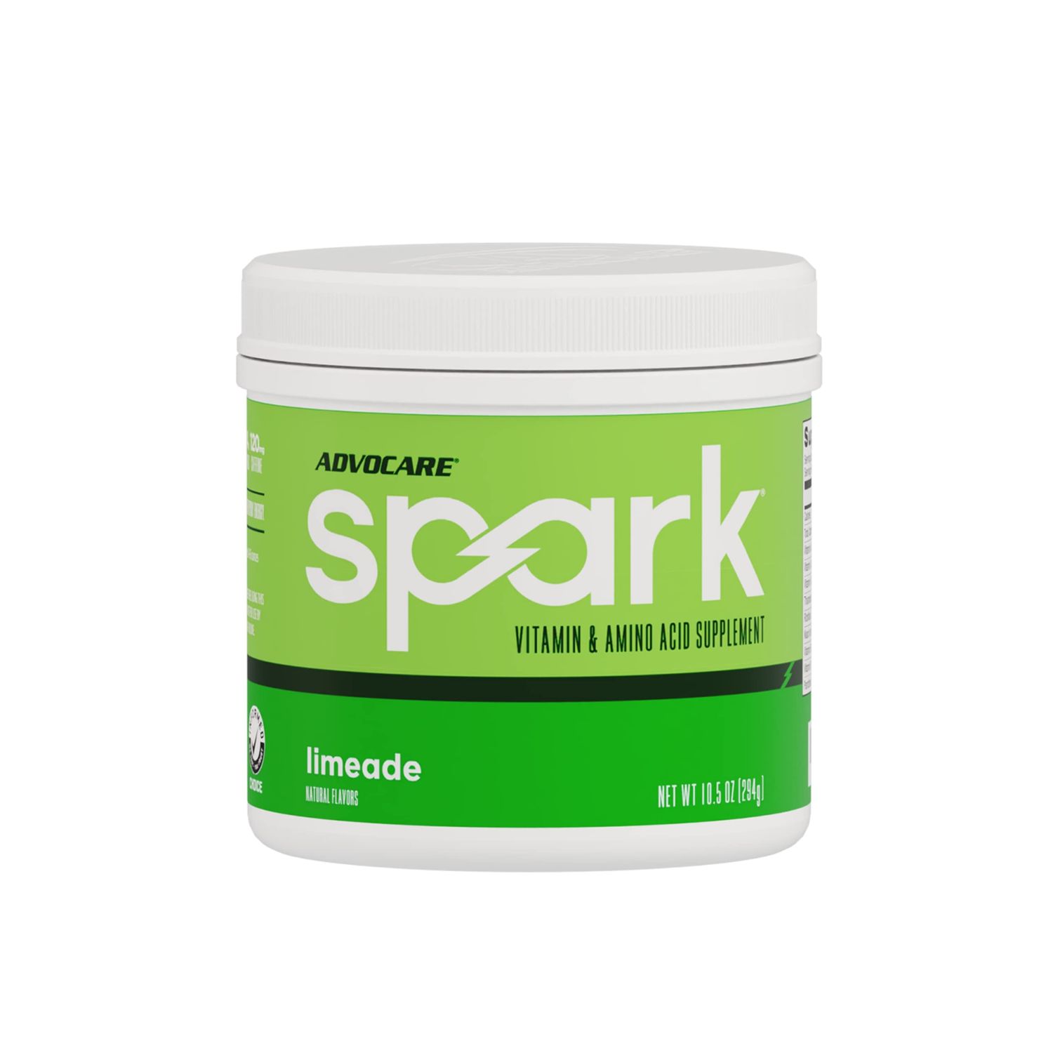 AdvoCare Spark Vitamin &amp; Amino Acid Supplement - Focus &amp; Energy Drink Powder Mix with Vitamin A, B-6, C &amp; E - Also Includes L-Carnitine &amp; L-Tyrosine - Limeade, 10.5 oz