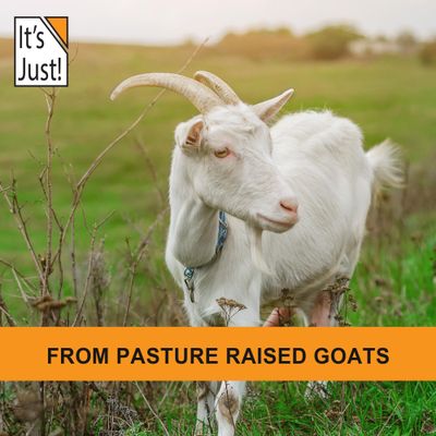 It's Just! - Goat Whey Protein Concentrate, 26g Protein, WPC80 from Pasture Raised Goat Milk, Made in USA, 20oz