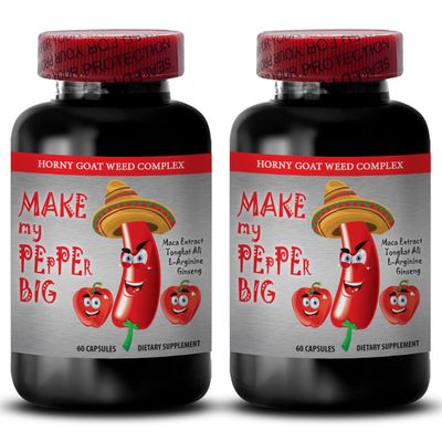 male enhancing pills increase size - MAKE MY PEPPER BIG - NATURAL MALE ENLARGEMENT, Maca, L-Arginine, Longjack pills, male performance enhancer, tongkat ali for men, male libido pills, 2 Bot 120 Caps
