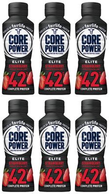 WESTERNMBY Fairlife Core Power High Protein Milk Shakes, Ready to Drink (6 Strawberry, 42g)