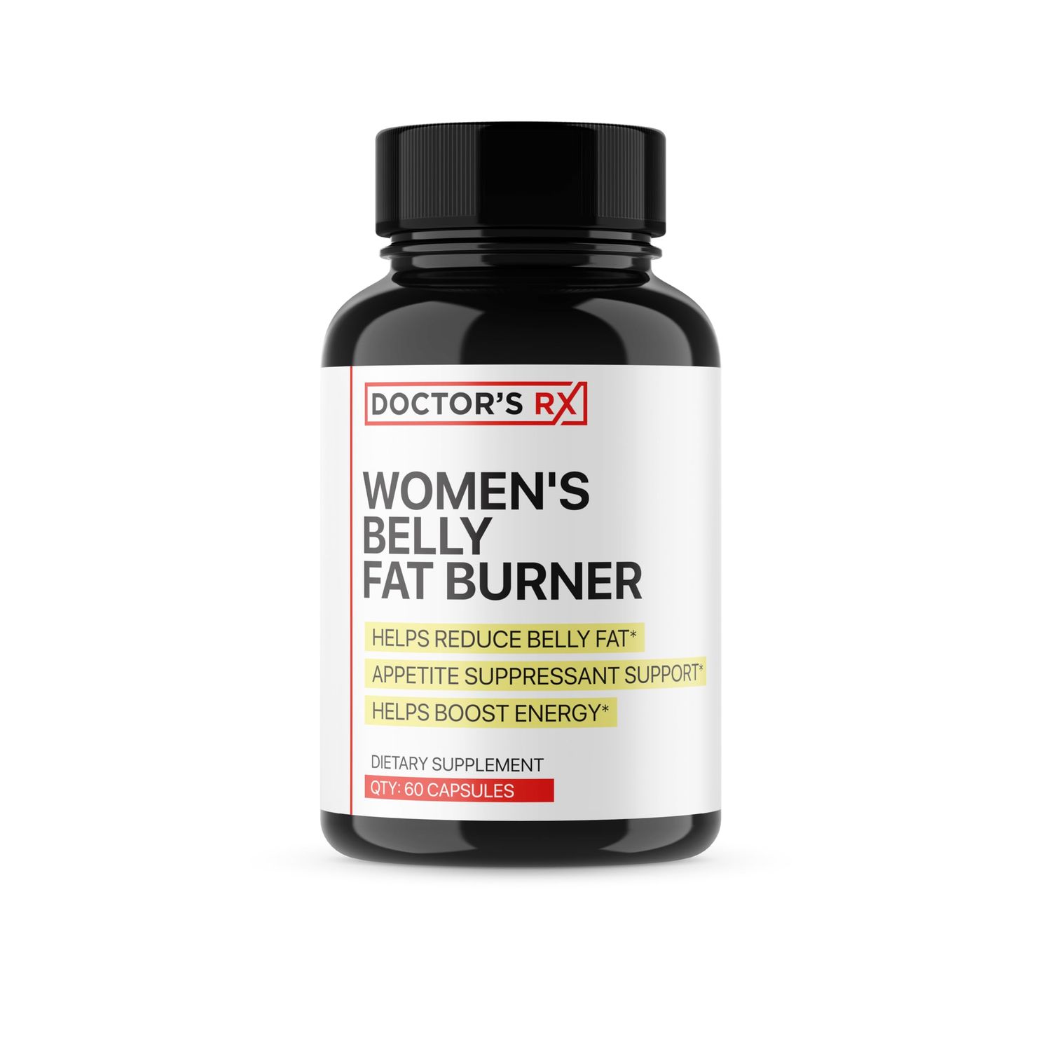 #1 Rated Belly Fat Burner Supplement for Women | Metabolism Booster, Suppress Appetite, Burn Calories | Lose 3 to 5 Around Waist in 60 Days | Extra Strength Weight Loss Pills - 60 Servings
