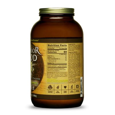 HealthForce SuperFoods Warrior Food Protien Powder - Carob Flavor - 500 Grams