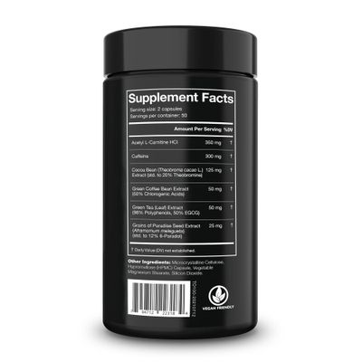 JNX SPORTS The Omen! Thermogenic Fat Burner - Dietary Supplement for Men & Women with L Carnitine | Appetite Suppressant & Metabolism Booster | 100 Capsules