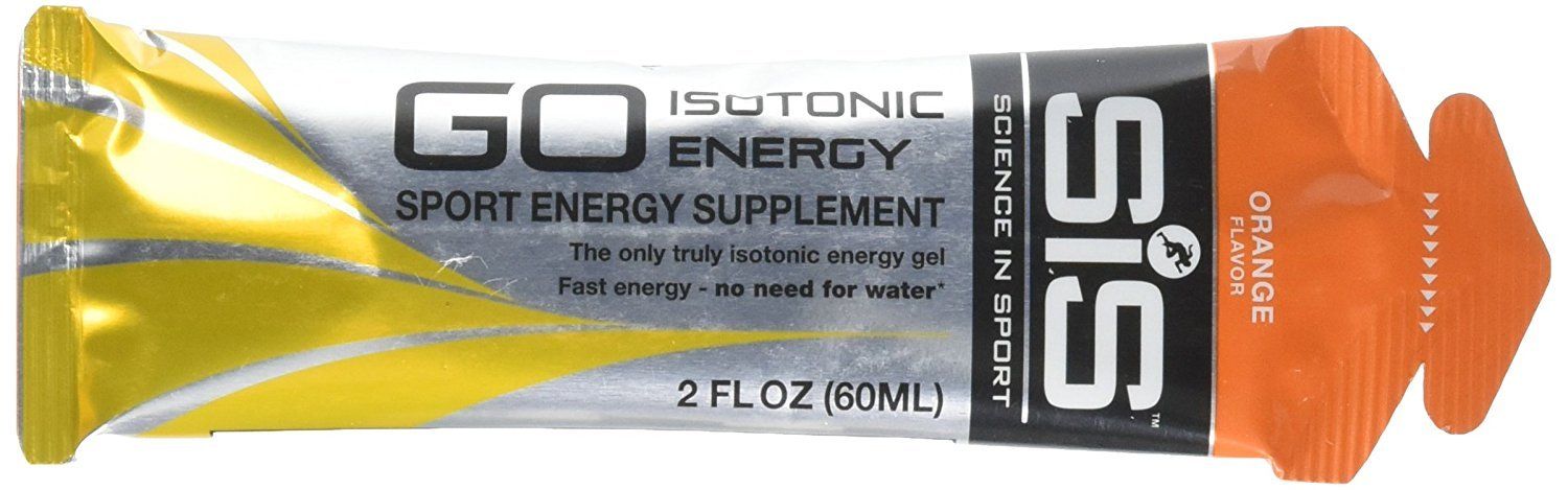 Science in Sport Energy Gel Pack, SIS Isotonic Energy Gel, 22g Fast Acting Carbs, Performance &amp; Endurance Gels, Orange Flavor - 2 Fl Oz (Pack of 6)