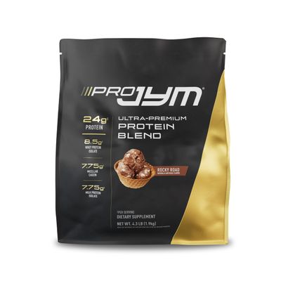 Pro JYM Rocky Road Protein Powder - Whey Protein Isolates, Casein, &amp; Milk Protein, Lean Muscle Building for Men &amp; Women, JYM Supplement Science, 45 Servings