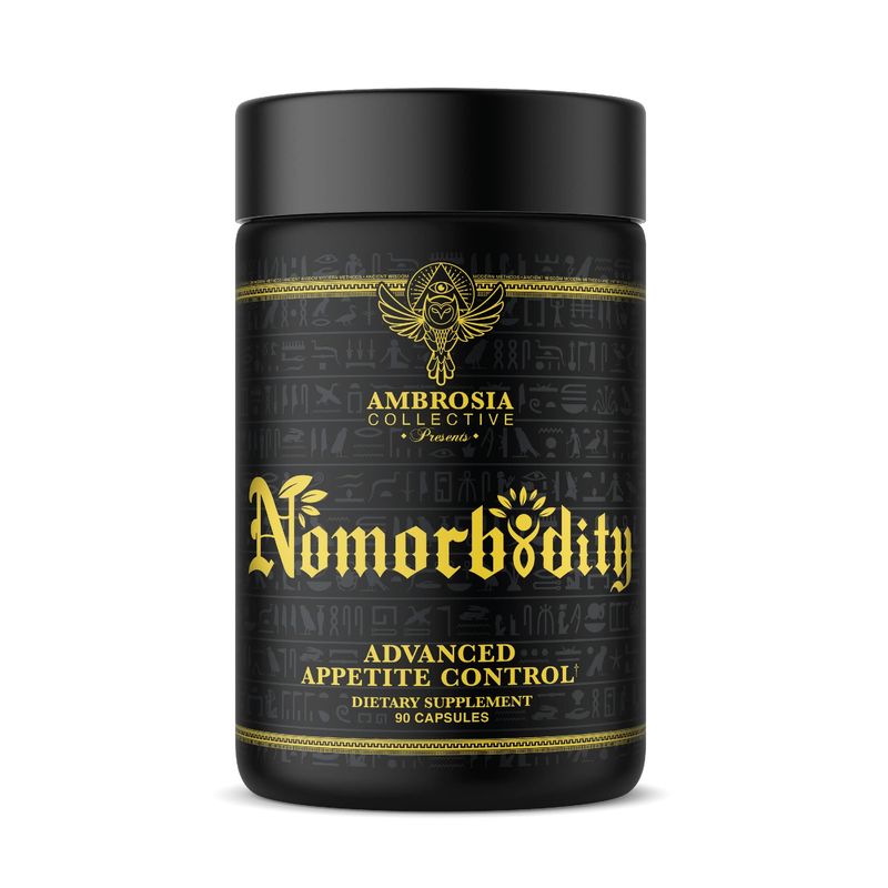 Ambrosia Nomorbidity Advanced Appetite Control &amp; Hunger Management Formula | Appetite Suppressant &amp; Mood Support with KSM-66 Ashwagandha, Garcitrin, and Thinogen
