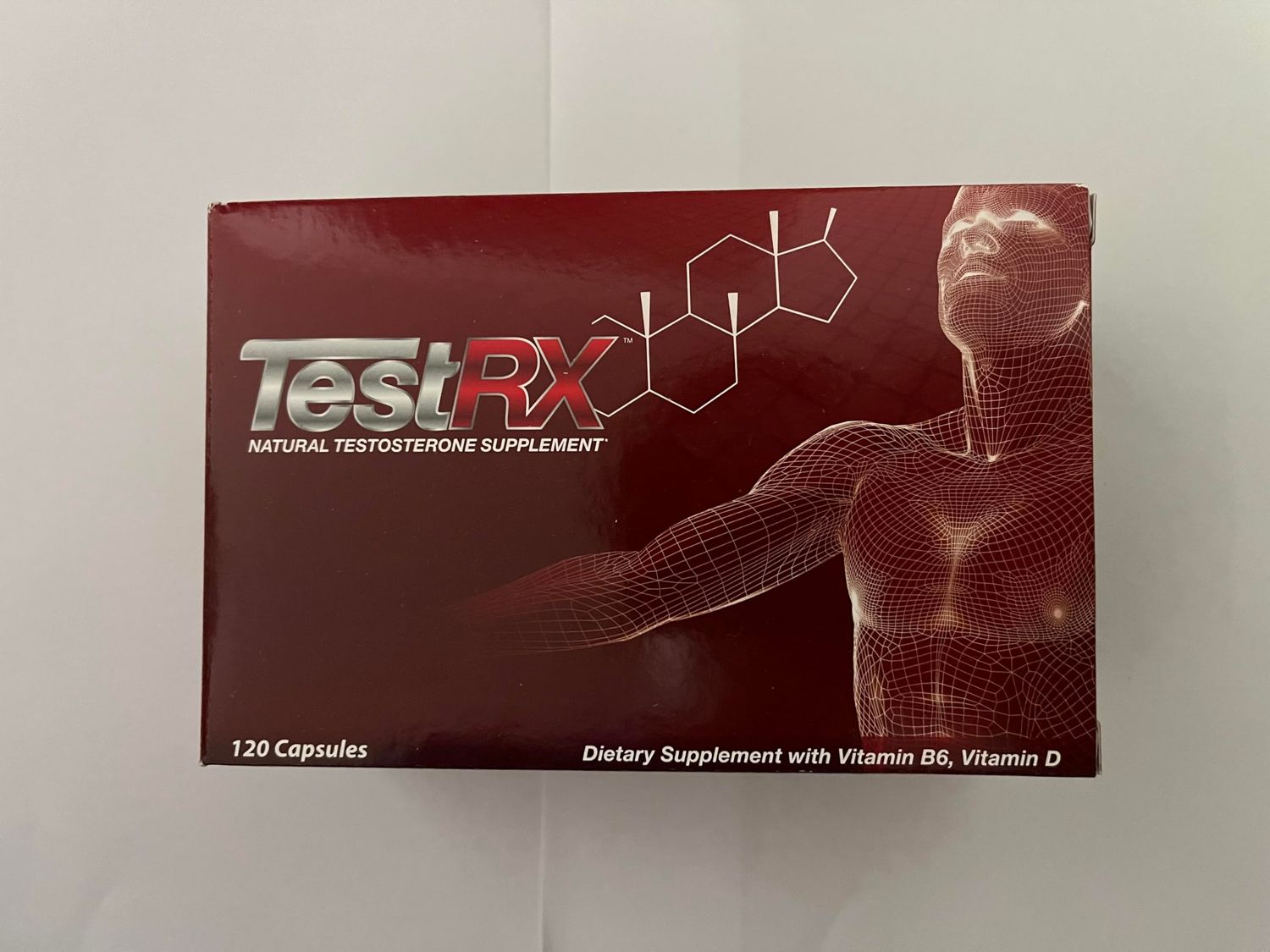 TestRX Testosterone Booster for Men | Test RX Natural Male Test Boost Supplement with Tongket Ali | TestRX Testosterone Booster for Men and 7 Day Pill Organizer