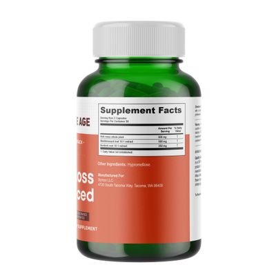 INFINITE AGE: 1250mg Sea Moss Advanced Superfood - High-Potency, Vegan, Made in The USA - Irish Sea Moss, Bladderwrack, Burdock Root - Overall Health, Immunity Support, 60 Sea Moss Capsules