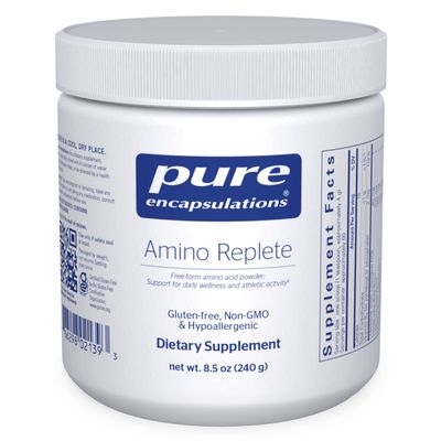 Pure Encapsulations Amino Replete | Hypoallergenic Free-Form Amino Acid Powder Supplement | 8.5 Ounces Powder
