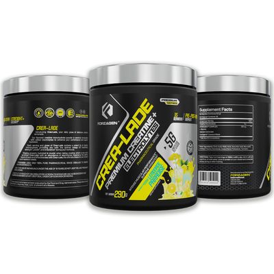 Forzagen CREA-Lade 35 Servings, Premium Creatine Monohydrate with Electrolytes Flavored Lemonade Paradise