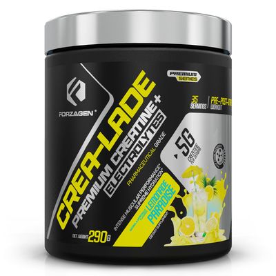Forzagen CREA-Lade 35 Servings, Premium Creatine Monohydrate with Electrolytes Flavored Lemonade Paradise