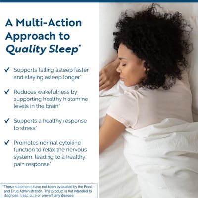 Researched Nutritionals Circadian PM - Promotes a Healthy Nervous System, Histamine Response & Peaceful Nights with L Theanine, 5 HTP, Valerian Root & GABA Supplements (90 Capsules)