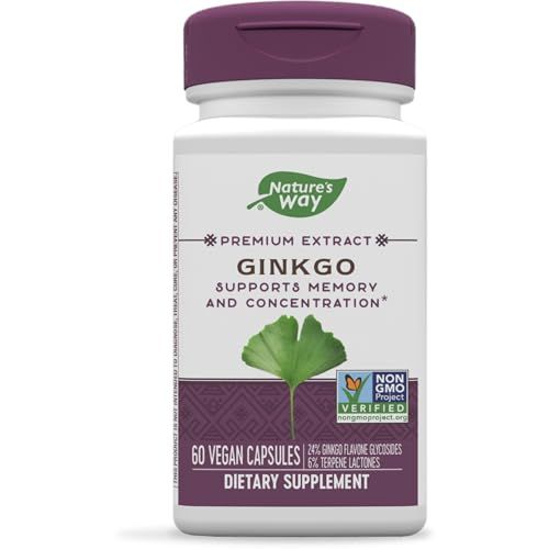 Nature&#39;s Way Ginkgold, Supports Memory and Concentration*, 60 Capsules