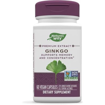 Nature&#39;s Way Ginkgold, Supports Memory and Concentration*, 60 Capsules