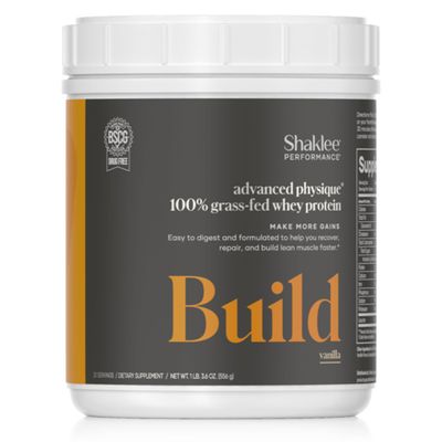 Shaklee - Performance Advanced Physique 100% Grass-Fed Whey Protein: Fast-Absorbing Formula - 20g Protein 110 Calories - Vanilla - 20 Servings