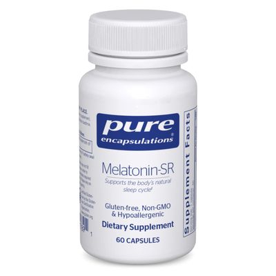 Pure Encapsulations Melatonin-SR - Extended Release Melatonin - Supports Restful Sleep* - Sleep Supplement - Gluten Free &amp; Vegan - 60 Capsules
