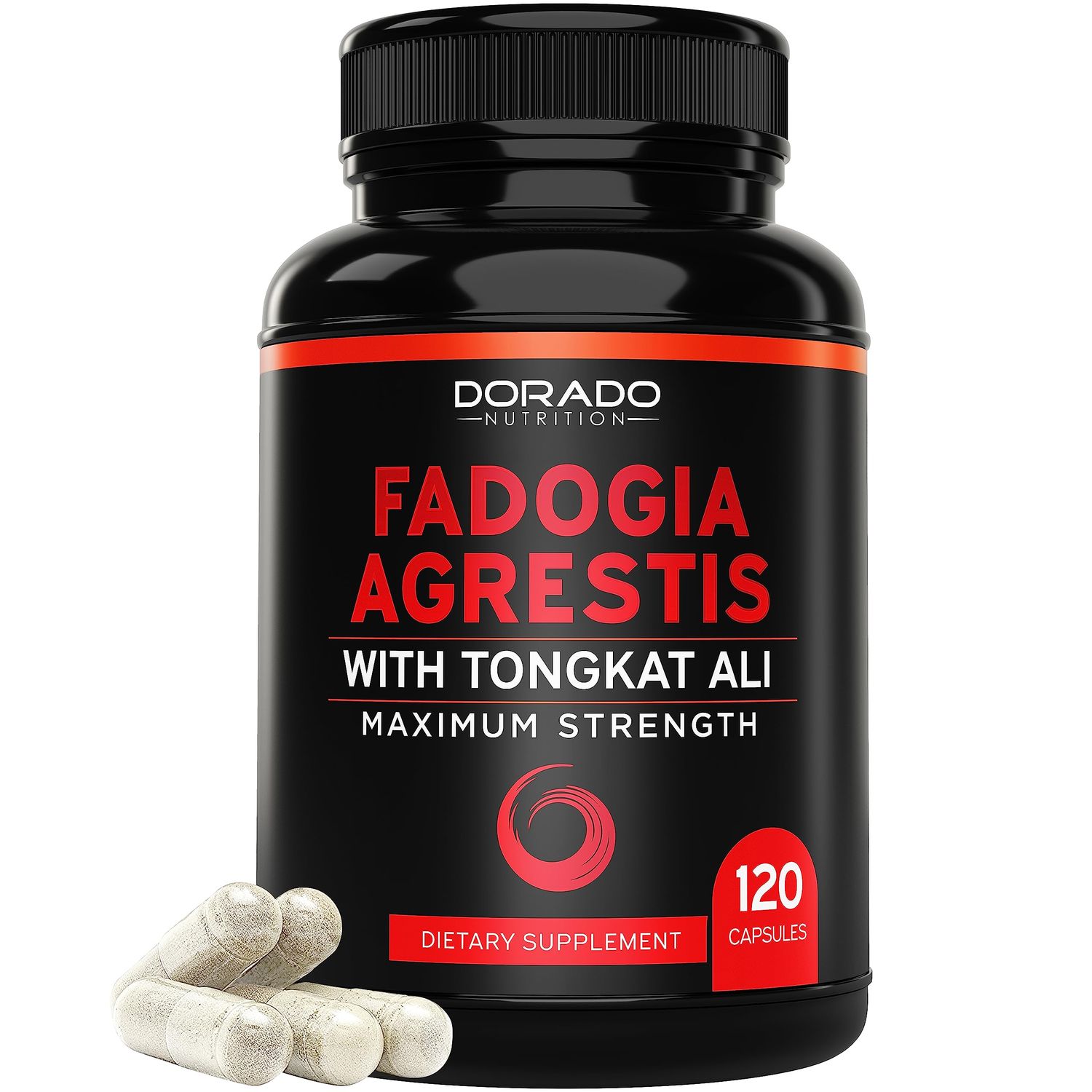 Fadogia Agrestis and Tongkat Ali Supplement Performance Blend - (120 Capsules) - [Maximum Strength] - Strength, Drive, Athletic Performance &amp; Muscle Mass - Gluten Free, Non-GMO, Vegan Capsules