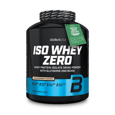BioTech USA Iso Whey Zero - Cookies &amp; Cream - 2.27kg by BiotechUSA