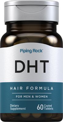 Piping Rock DHT Advanced Hair Formula | 60 Tablets | For Men and Women | Non-GMO, Gluten Free Supplement