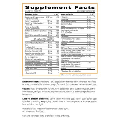 Integrative Therapeutics - Detoxication Factors - Phase I and II Detoxication Support - 60 Capsules