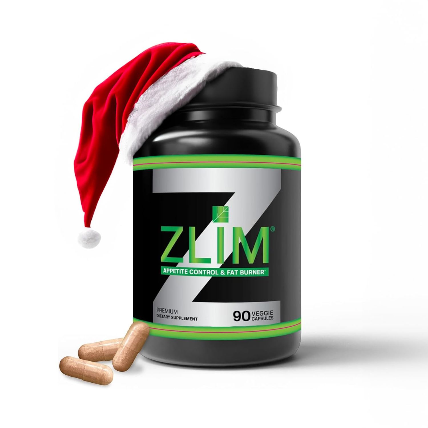 Dr. Zisman ZT Slimming Tea Zlim Appetite &amp; Weight Control Dietary Supplement for Men and Women - Increase Fiber and Antioxidant Intake, Energy Booster, All Natural Ingredients (90 Veggie Capsules)