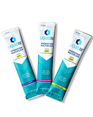 Liquid IV Hydration Multiplier Variety Pack Electrolyte Powder (6 Count: Lemon Lime, Passion Fruit, Acai Berry) Supplement for Enhancing Your Water or Drink - Liquid I V Electrolytes for Dehydration
