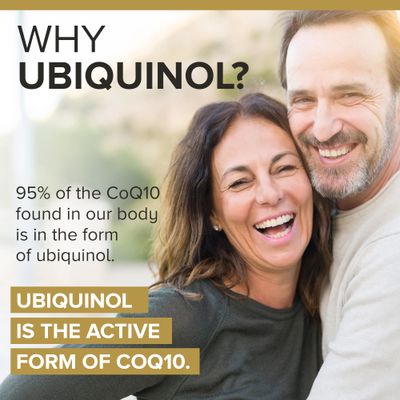 Qunol Ubiquinol CoQ10 200mg Softgels, Powerful Antioxidant for Heart and Vascular Health, Essential for Energy Production, Natural Supplement Active Form of CoQ10, 60ct Softgels