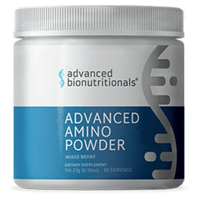 Advanced Bionutritionals - Advanced Amino Powder, Amino Acid Supplement, Build Muscle, Post Workout Recovery, Energy, Stamina, Non-GMO, Gluten Free, Dairy Free, Vegan (30 Servings)