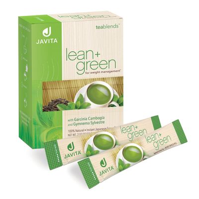 Lean + Green, Premium, 100% Japanese Green Tea, Garcinia Cambogia (as Super Citrimax) &amp; Gymnema Sylvestre, for Weight Management, Appetite Control 24 ct, Javita