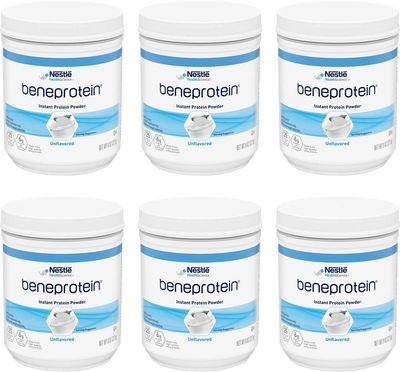 Nestle Beneprotein Instant Protein Unflavored Powder, 8 oz Canister - 1/Case of 6