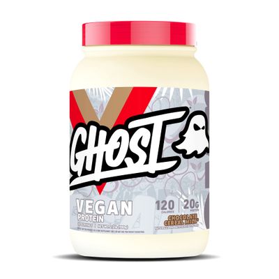 GHOST Vegan Protein Powder, Chocolate Cereal Milk - 2lb, 20g of Protein - Plant-Based Pea &amp; Organic Pumpkin Protein - Post Workout &amp; Nutrition Shakes, Smoothies, &amp; Baking - Soy &amp; Gluten-Free