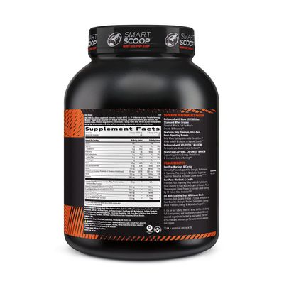 GNC AMP Wheybolic Ripped Whey Protein Powder Isolate with BCAA | Targeted Muscle Building and Workout Support Formula | Gluten Free |Chocolate Peanut Butter | 22 Servings