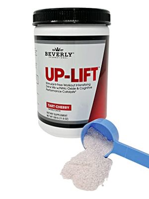 Beverly International Up-Lift Stimulant Free 330 grams. Workout Energy Drink Mix w/Nitric Oxide &amp; Cognitive Performance Catalysts. UP Your Gaming. Beta Alanine, L-Citrulline, L-Tyrosine.