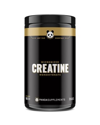 Underground Bio Labs: Panda Supps Micronized Creatine 5000mg | Pre and Post Workout Recovery Drink | Enhanced Muscle Mass, Athletic Performance, and Muscle Recovery - Unflavored (100 Servings)