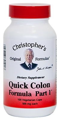 Christopher&#39;s Original Formulas Quick Colon Part 1, Colon Health Support, 100 Veg Caps