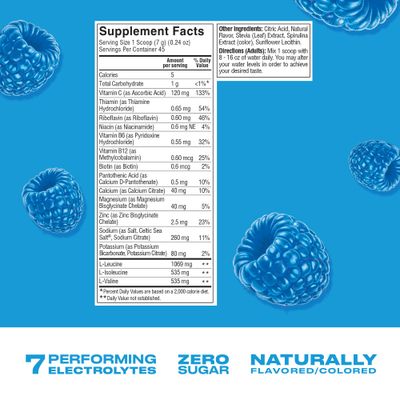 Cwench Electrolyte Mix - Blue Raspberry 10 Count