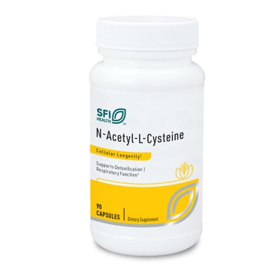 Klaire Labs N-Acetyl-L-Cysteine 500mg - Amino Acid Glutathione Precursor NAC - Dietary Supplement to Support Cellular Antioxidant Protection - Hypoallergenic, Soy-Free, Corn-Free (90 Capsules)