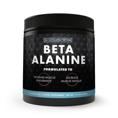 BOWMAR NUTRITION Beta Alanine, Beta Alanine Powder, Workout Supplement, Flavorless