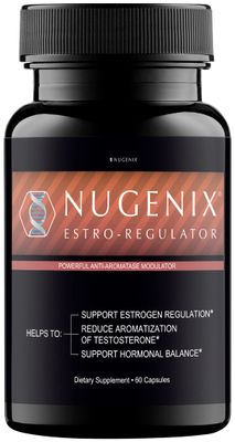 Nugenix Estro-Regulator - DIM Supplement, Estrogen Blocker for Men and Aromatase Inhibitor, Testosterone Booster - 60 Capsules