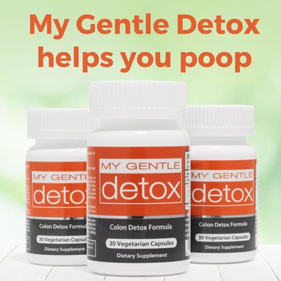 Herbal Nitro My Gentle Detox - Fast, Gentle Constipation Relief in 1 Day - All-Natural Colon Cleanse Detox Pills for Women &amp; Men - Helps Reduce Bloating, Gas, Irregularity - 30 Capsules