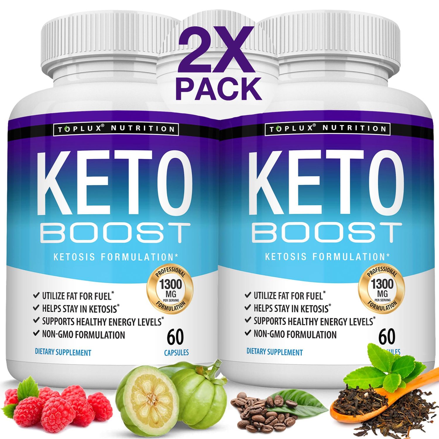 Keto Boost Diet Pills Ketosis Supplement - Natural Exogenous Keto Formula Support Energy &amp; Focus, Advanced Ketones for Ketogenic Diet, for Men Women