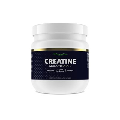 Paradise Creatine Monohydrate Powder - Micronized for Enhanced Absorption - Supports Muscle Building &amp; Athletic Performance - 500g - 100 Servings