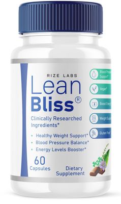 Lean Bliss Weight Loss Pills, Lean Bliss Fat Burning Formula, LeanBliss Advanced Metabolism Capsules for Natural Weight Management &amp; Blood Support, LeanBliss Dietary Supplement Reviews (60 Capsules)