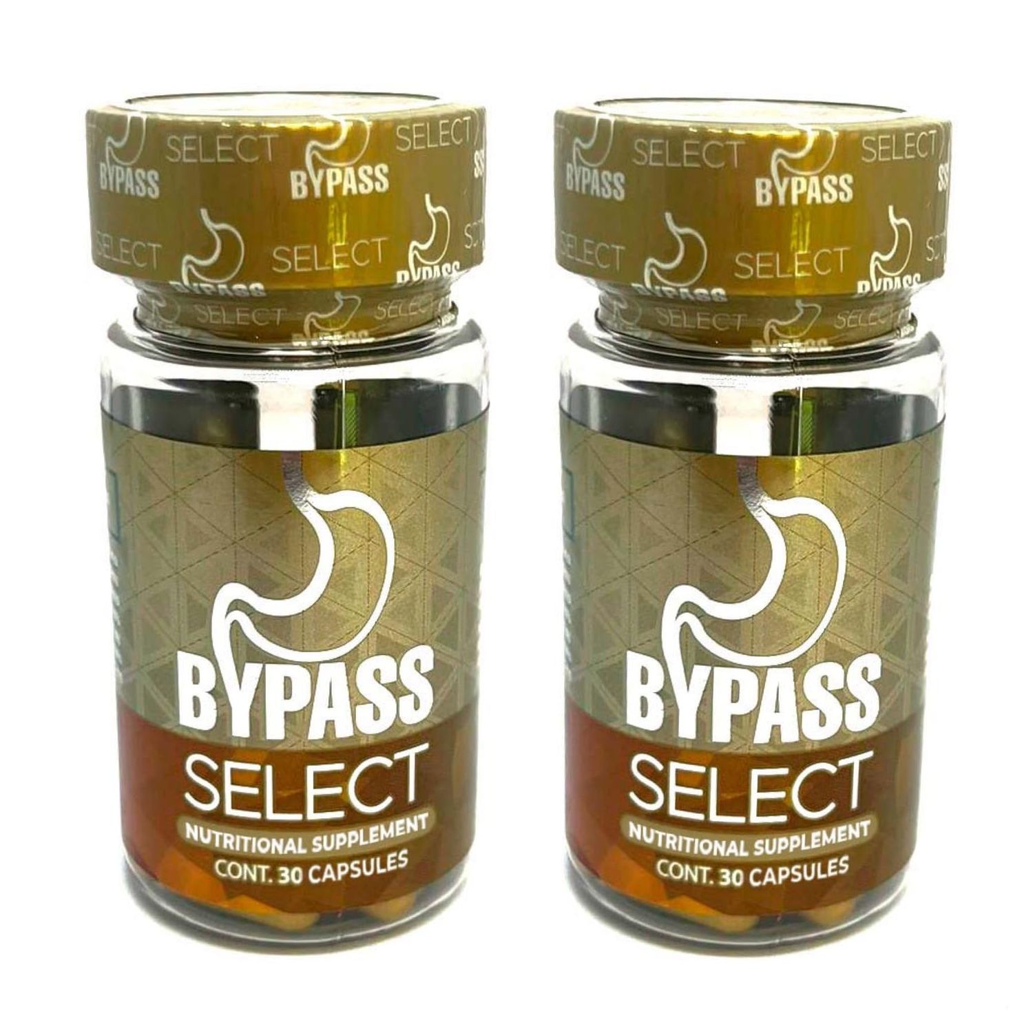 Bypass Select 2Pack de 30 Capsulas CADA uno - Tabletas de Bypass Select que destruye la grasa acumulada (2unidades)