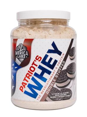 &#39;Merica Labz Patriot&#39;s Whey, The Revolutionary&#39;s Protein, 25G Protein, 25 Servings (Double Stuffed)
