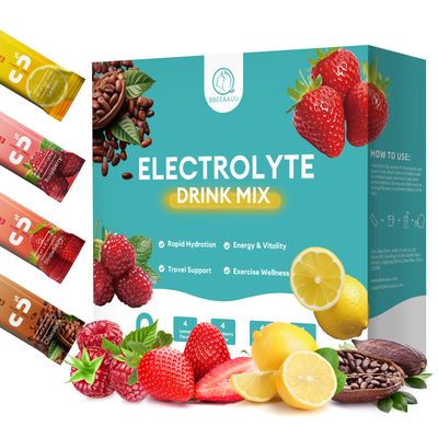 BBEEAAUU Electrolytes Powder No Sugar &amp; 0 Calorie, Electrolytes Drink Mix, Variety Hydration Packets with Vitamins for Rapid Hydration, Endurance &amp; Energy Support, Non-GMO, Vegan (16 Sticks)