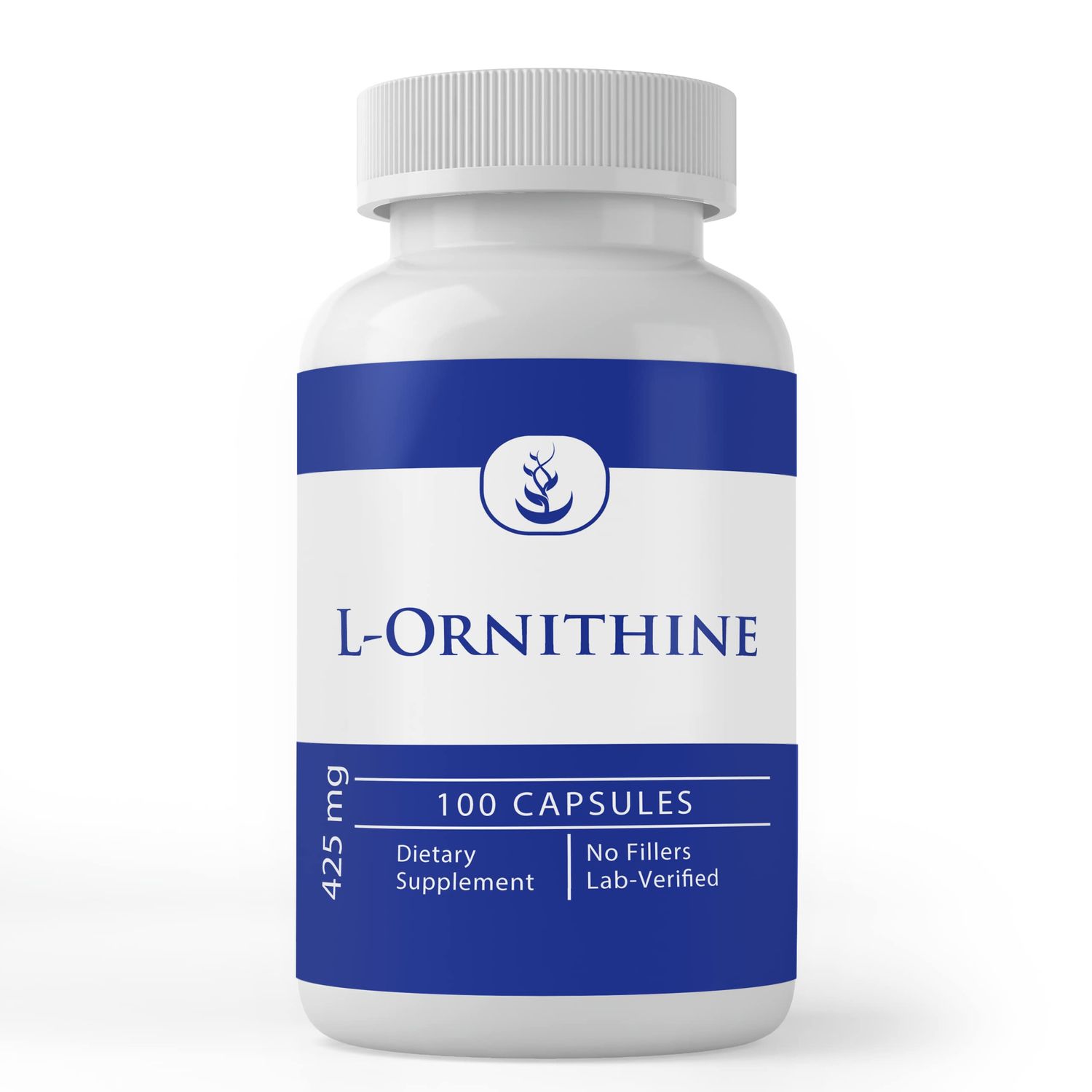 Pure Original Ingredients L-Ornithine, (100 Capsules) Always Pure, No Additives Or Fillers, Lab Verified
