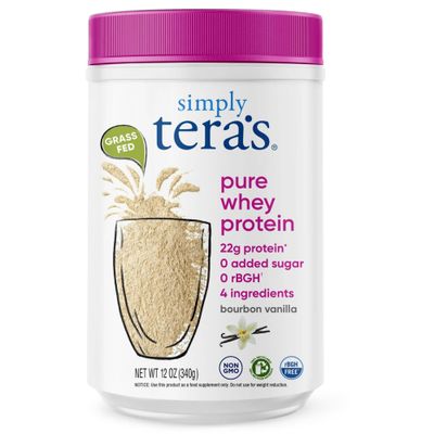 teraswhey Simple Pure Whey Protein, Bourbon Vanilla, 12 oz
