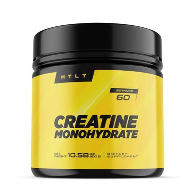Creatine Monohydrate by HTLT | 5g of Pure Creatine Monohydrate Per Serving | Unflavored Instantized Creatine Monohydrate Powder | Just Add and Mix Into Your Protein Shakes, (60 Servings)