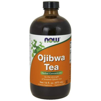 NOW Supplements, Ojibwa Tea Concentrate, 6x the strength of brewed Ojibwa Tea, Herbal Concentrate, 16-Ounce